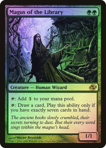 Magic Mtg Magus Of The Library - Planar Chaos (foil)