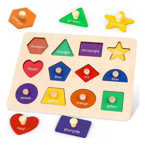 Juguetes Montessori De Madera Para Bebés De 12-24 Meses