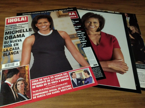 Michelle Obama * Tapa Y Nota Revista Hola 3371 * 2009