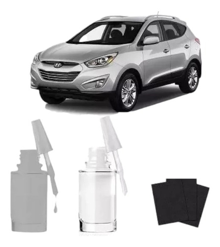 Tinta Tira Risco Automotiva Hyundai Tucson Prata