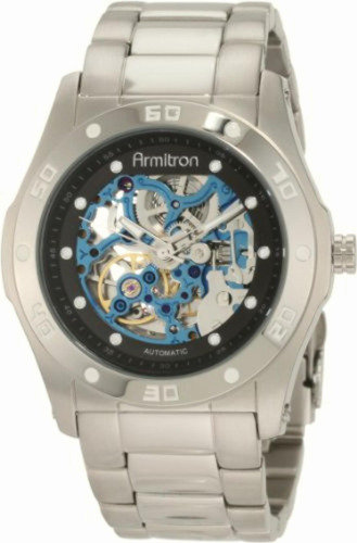 Reloj Armitron 204406bisv Para Caballero Color Plata