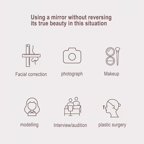 Mirror Non Reversing - Espejo No Reversible,espejo Invertido