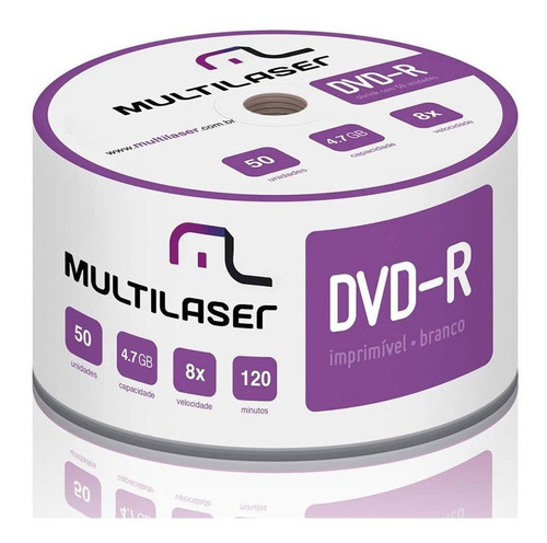 Mídia Multilaser Dvd-r Printable  Multilaser - Dv052