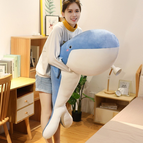 Imagen 9 de 10 de Peluche Almohada Ballena 50cm