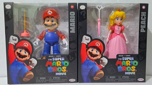 Figuras Mario Y Peach The Super Mario Bros Movie 