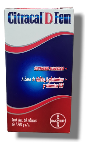 Suplemento Alimenticio Citracal +d Fem  C/60 Tabletas