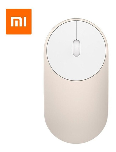 Mouse gamer inalámbrico Xiaomi  Mi Portable dorado