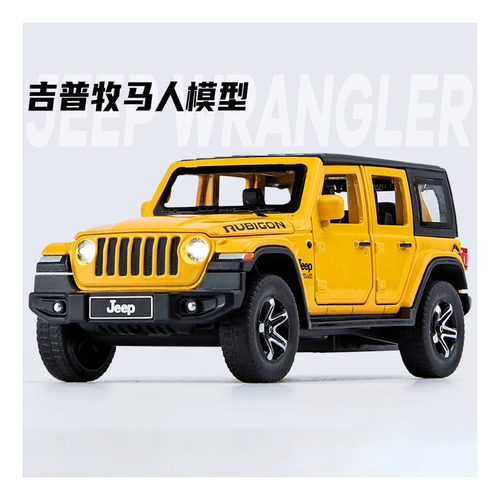 D 1:32 Jeeps Wrangler Rubicon Modelo De Vehículo Coche De