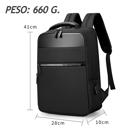 Bolsa Masculina Impermeável Detalhes Couro Pu Laptop Entrada Usb Compatível com Notebooks Dell Acer HP Lenovo Macbook Pro Air M1 M2 M3 Faculdade Universidade Escola Executiva Trabalho 15.6 Polegadas