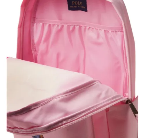 Pink polo backpack best sale