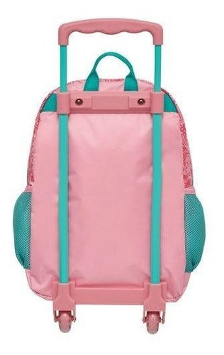 Kit Mochila Rodinhas Lanch Est Dupl Pack Me Flamingo Pacific