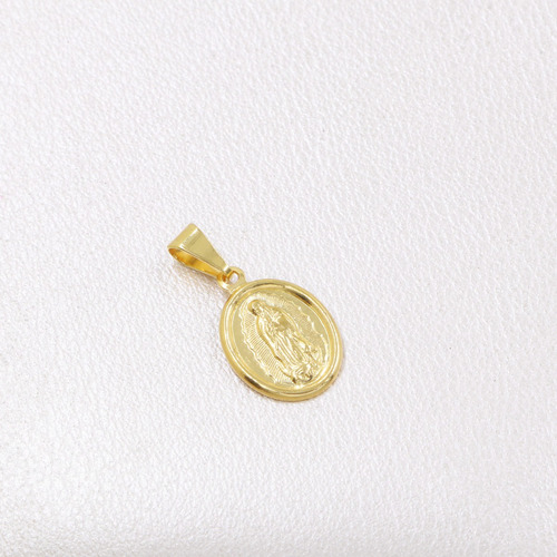 Medalla Virgen De Guadalupe Pequeña Oro Laminado 18k