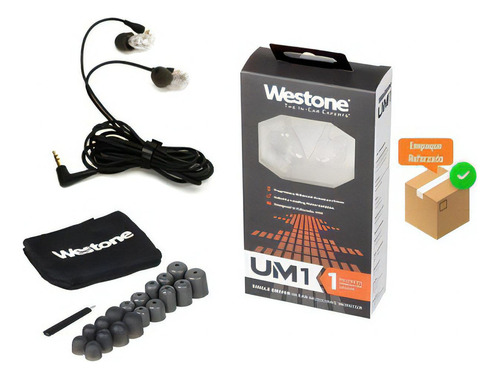 Westone Um1 Tra Audífonos In Ear Monitor Personal Pro Color Transparente