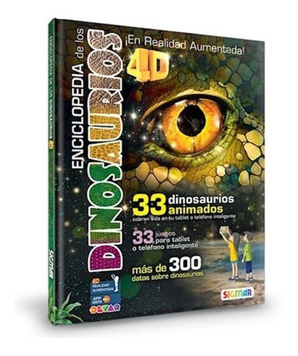 Enciclopedia De Los Dinosaurios 4d En Realidad Aumentada (*-
