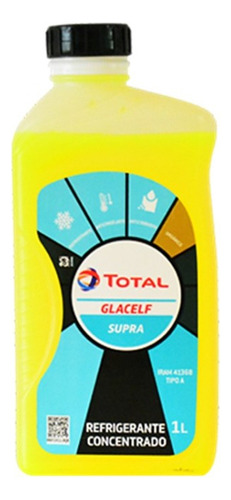 Liquido Refrigerante Total Glacelf Supra Amarillo 1 Litro