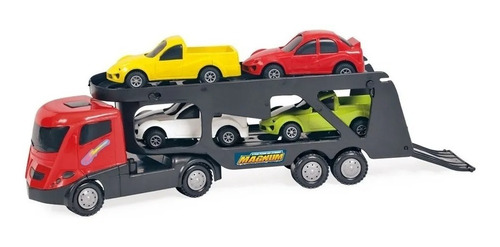 Camion Transporte Con 4 Autos Plastico Xplast @ Micieloazul