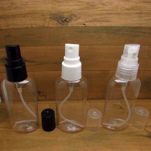 Imagem 3 de 4 de 50 Frascos Pet 60 Ml Oval Válvula Spray