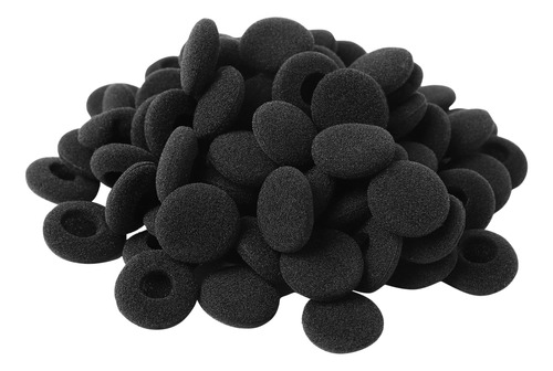 70 pcs Negro Esponja Suave Auricular Ear Pad Funda Recambio