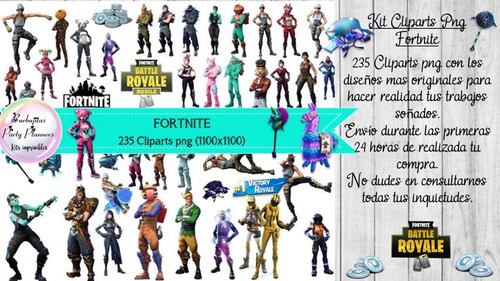 235 Cliparts Imagenes Png Fortnite 1100x1100