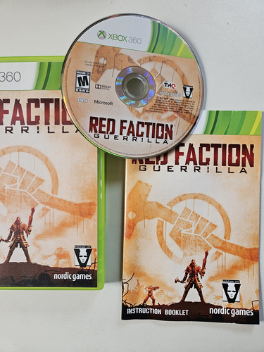 Jogo Red Faction Guerrilla Xbox 360 Original Fisico Usado (Usado)