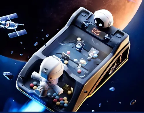 Juego Tiro Al Blanco Automático + Pelotas Diseño Space