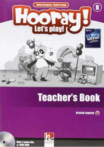 Hooray! Let's Play! Teacher's Book - Level B - With 2 Class, De Puchta, Herbert. Editora Helbling Languages ***, Capa Mole Em Inglês