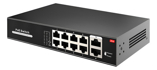 Satra Sa-s1010p Switch Poe 8 Puertos Gigabit 2 Uplink 120w