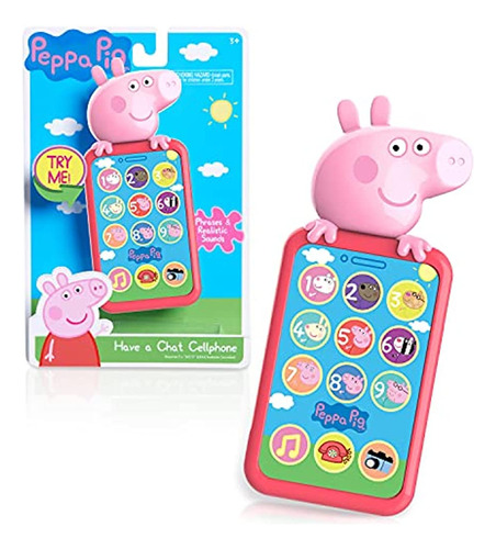 Peppa Pig Tiene Un Teléfono Celular Para Charlar, Un Teléfon