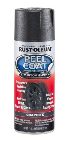 Pintura En Aerosol Removible Peel Coat Plata Mate