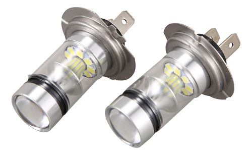 3 Pares De Bombillas Led H7 De Alta Potencia, 100 W Y 20 Led