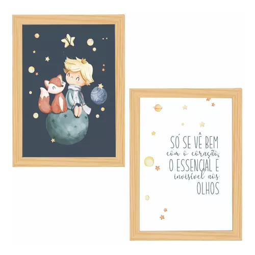 Quadro Decorativo Infantil O Pequeno Príncipe