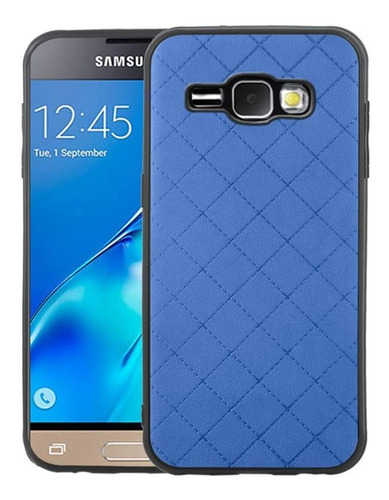 Funda Para Samsung Galaxy J1 2016 / Amp 2 De Color Azul Azul Liso