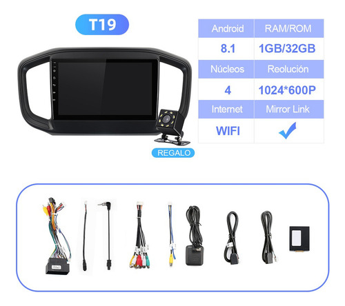 Para Estéreo 1+32g Fiat Dodge Ram 700 Nueva 2021-2023 Cámara