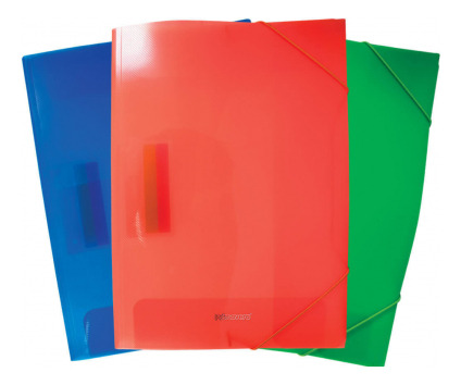 Carpeta Con Liga Plastica Unicolor Fw