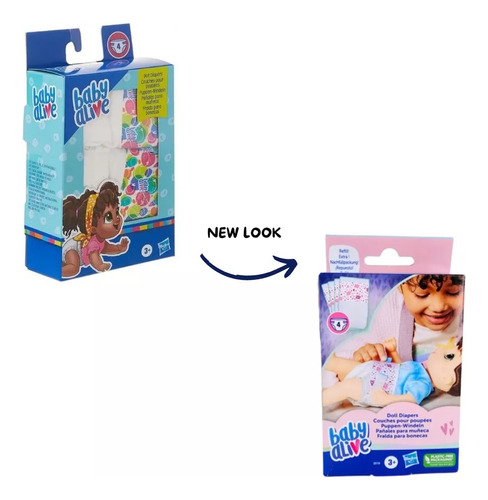 Pañales Para Muñeca Baby Alive