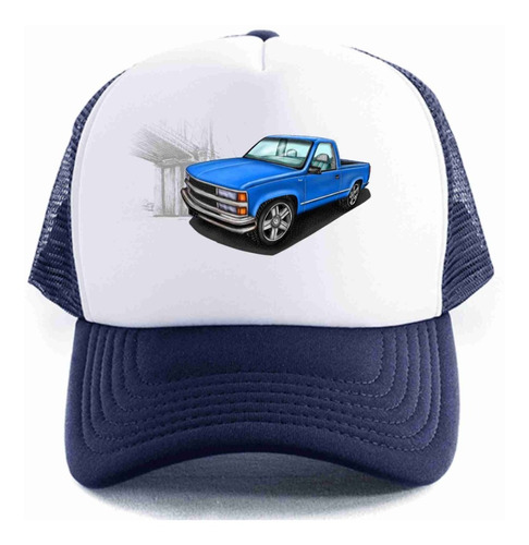 Gorra Camioneta Chevrolet Cheyenne 95 Azul