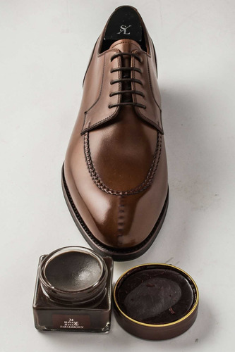 Crema Pommadier Esmalte De Zapatos Cuero 75 Ml Acondicionado