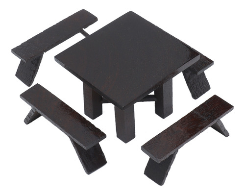 Juego De Mesas De Madera Con Forma De Casa De Muñecas, Tamañ