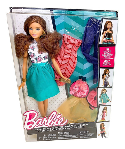 Barbie Mix N Match Modas A Tu Estilo Teresa Verde