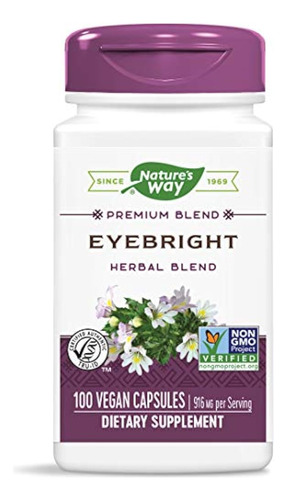 Suplemento Nature's Way Eyebright Blend, 916 Mg Por Porcion