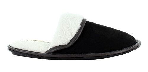 Confort Pantufla Sueco Negro Para Hombre 79672