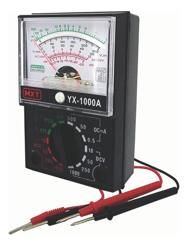 Multímetro Analógico Yx-360 Mini 20mega Yx1000a