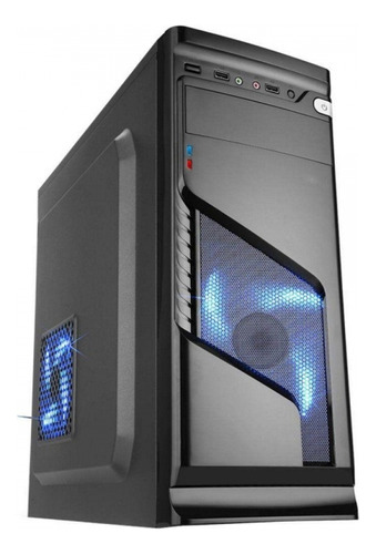 Gabinete Gamer K-mex Solid Snake Cg-02r6 Sem Fonte Cor Preto