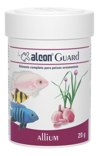 Ração Para Peixes Ornamentais - Alcon Guard Allium 20g Full