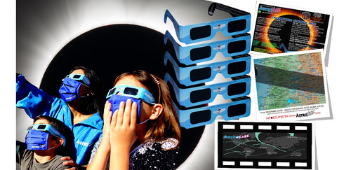Oferta 5 Lentes Explora Para Eclipses Solares. Certificados