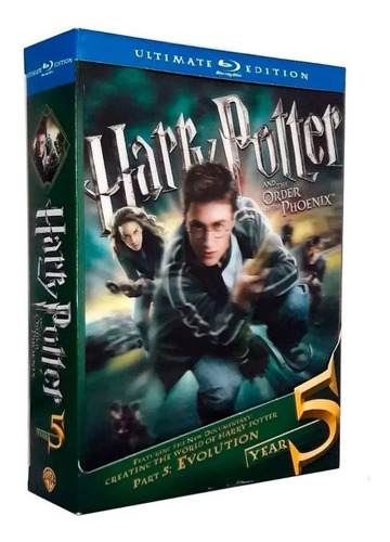 Harry Potter Año 5 Orden Del Fenix Ultimate Edition Bluray