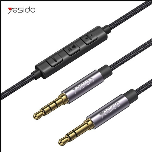 Cable De Audio 1 A 1 Con Control Volumen Yesido