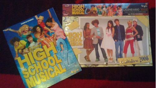 High School Musical 2 Calendario 2008 Y Álbum Para Estampas