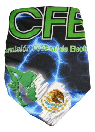 Bandana Bufanda Cfe Comisión De Electricidad Face Shield X