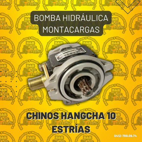 Bomba Hidráulica Montacargas Chinos Hangcha 10estrias